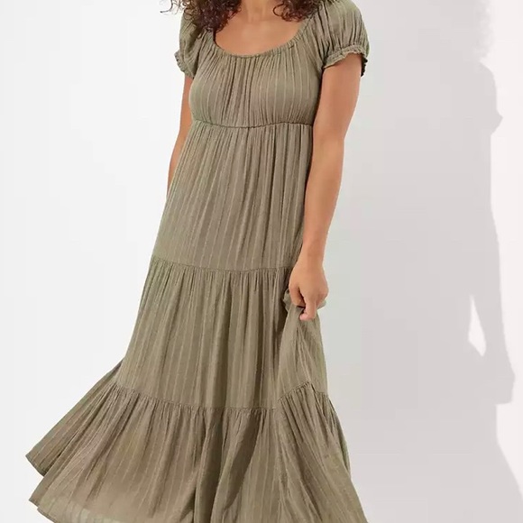sage green maxi dress